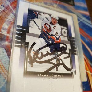 Kenny Jonsson 2000 upper deck sp authentic #54 signed